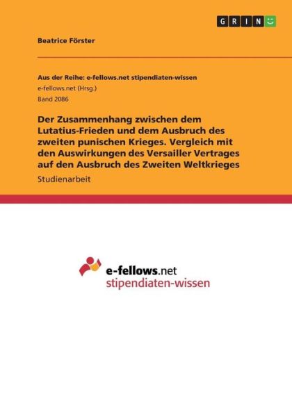 Cover for Förster · Der Zusammenhang zwischen dem L (Book) (2016)