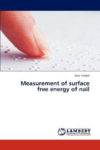 Cover for Zara Sheikh · Measurement of Surface Free Energy of Nail (Taschenbuch) (2012)