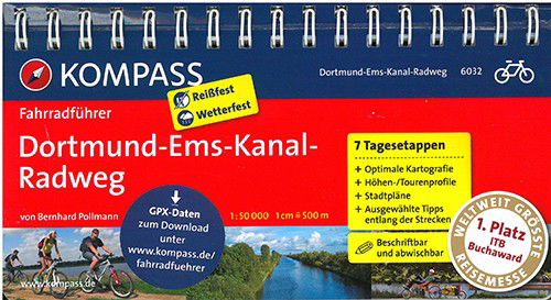 Cover for Mair-Dumont / Kompass · Kompass Fahrradführer 6032: Dortmund-Ems-Kanal-Radweg (Book) (2013)