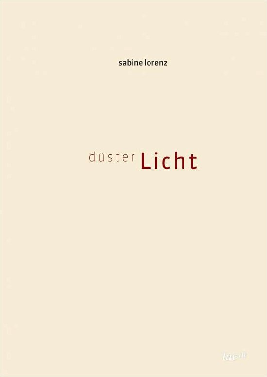 Cover for Lorenz · Düsterlicht (Book) (2016)
