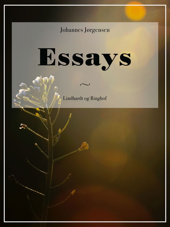 Cover for Johannes Jørgensen · Essays (Sewn Spine Book) [2. wydanie] (2017)