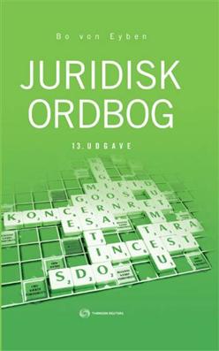 Cover for Bo von Eyben · Ny udgave 9788761935564: Juridisk ordbog (Bound Book) [13th edition] [Indbundet] (2008)