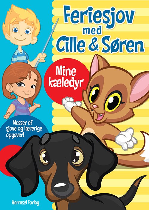 Cover for Feriesjov med Cille og Søren: Feriesjov med Cille og Søren - Kæledyr (Poketbok) (2020)
