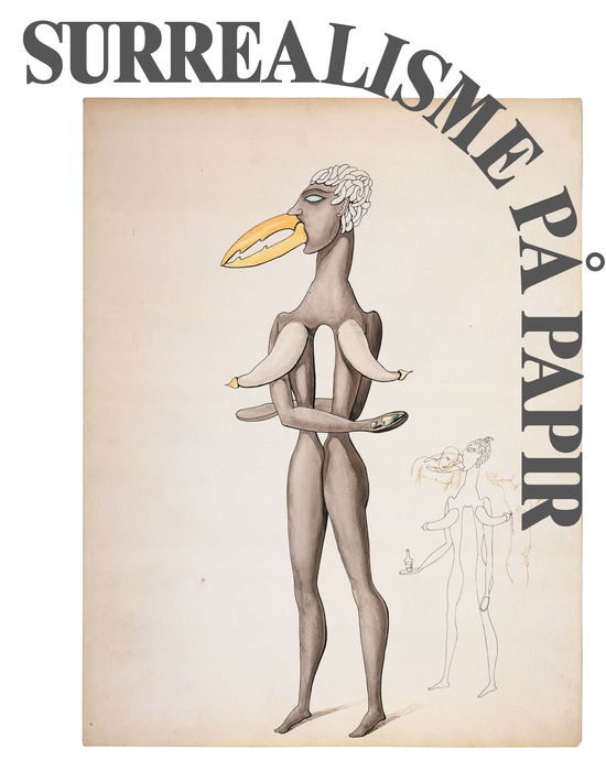 Cover for Thomas Lederballe; Kasper Opstrup Frederiksen; Camilla Skovbjerg Paldam; Emil Leth Meilvang · Surrealisme på papir (Gebundenes Buch) [1. Ausgabe] (2025)