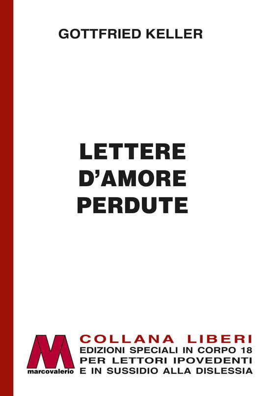 Cover for Gottfried Keller · Lettere D'amore Perdute. Ediz. Per Ipovedenti (Book)