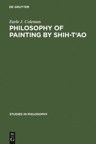 Cover for Coleman · Philosophy of Painting by Shih- (Buch) (1978)