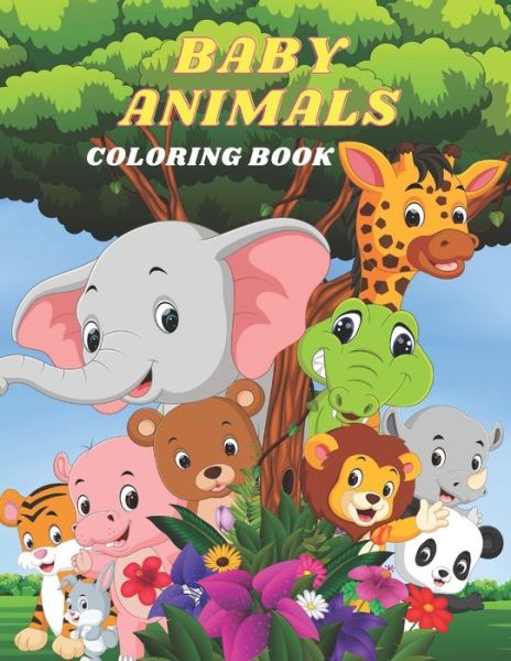 Cover for Faye Krige · Baby Animals - Coloring Book (Paperback Book) (2020)