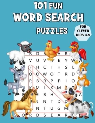 Cover for Mrafat Publishing · 101 Fun Word Search Puzzles for Clever Kids 4-8 (Paperback Bog) (2020)