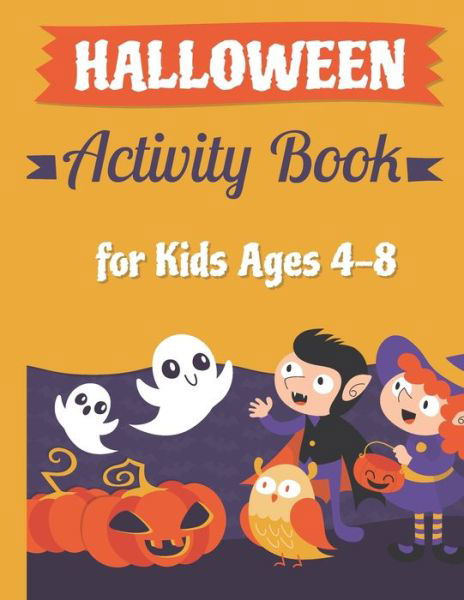 Cover for Tim Tama · Halloween Activity Book for Kids Ages 4-8 (Paperback Book) (2020)