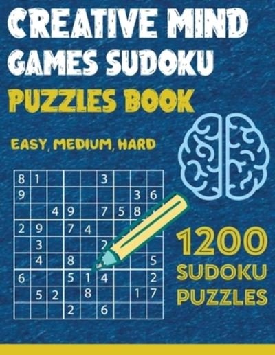 Cover for Fletcher Huel · 1200 Sudoku Puzzles - Creative Mind Games Sudoku Puzzles book (Paperback Bog) (2021)