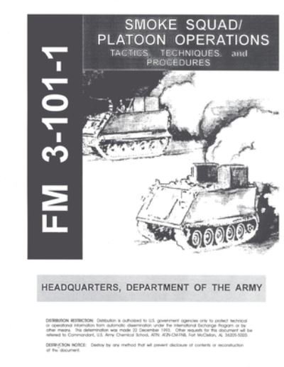 Cover for U S Army · FM 3-101-1 Smoke Squad / Platoon Operations (Paperback Book) (2021)