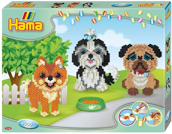 Cover for Hama · Hama Strijkkralenset - Honden 4000st. (Toys)