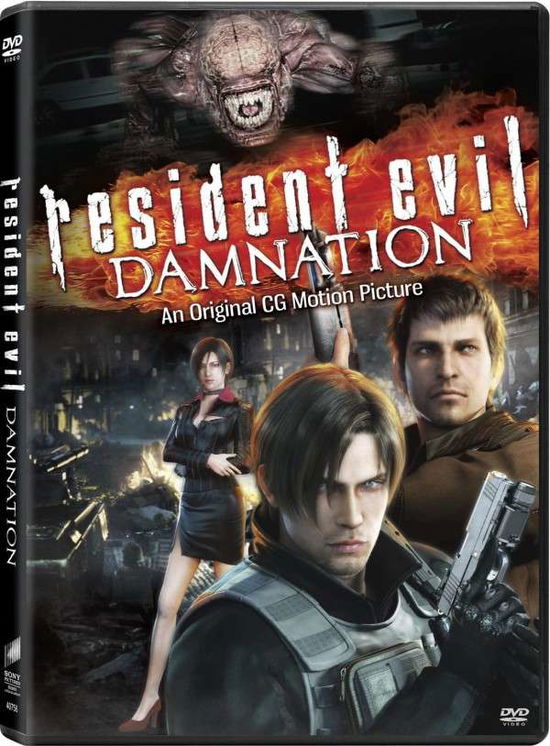 Cover for Resident Evil: Damnation (DVD) (2012)