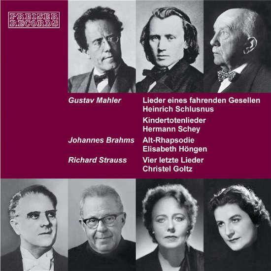Cover for Mahler / Brahms / Strauss · Music of Mahler &amp; Brahms &amp; Strauss (CD) (2010)
