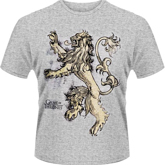 Cover for Game Of Thrones · Game Of Thrones: Lion (T-Shirt Unisex Tg. S) (N/A) [size S] [Grey edition] (2014)