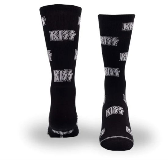 Cover for Kiss · Kiss All Over Logo Crew Socks (One Size) (Socks) (2024)