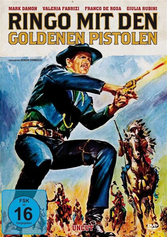 Cover for Damon,mark / Manni,ettore / Rubini,giluia · Ringo Mit den Goldenen Pistolen-kinofassung (DVD) (2021)