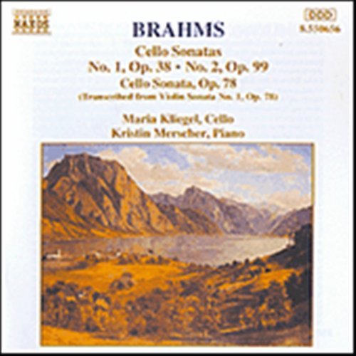 Cello Sonatas - Johannes Brahms - Musik - NAXOS - 4891030506565 - 19 september 1994
