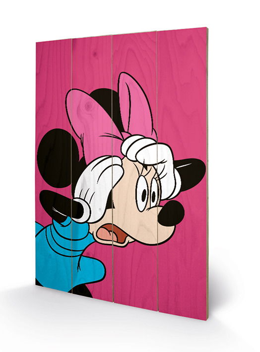 Cover for Minnie Mouse · Minnie Mouse - Shocked (Stampa Su Legno 59X40Cm) (MERCH)