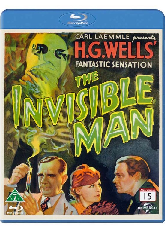 Invisible Man (1933) Bd -  - Filmes - Universal - 5050582924565 - 23 de janeiro de 2013