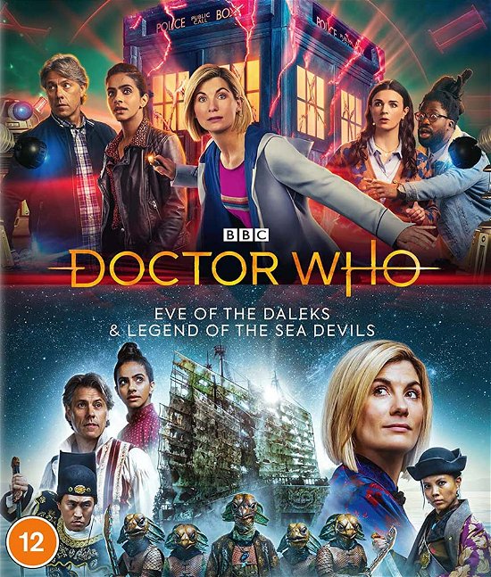 Cover for Doctor Who - Eve of the Daleks · Doctor Who: Eve of the Daleks &amp; Legend of the Sea Devils (Series 13) Blu-ray (Blu-ray) (2022)