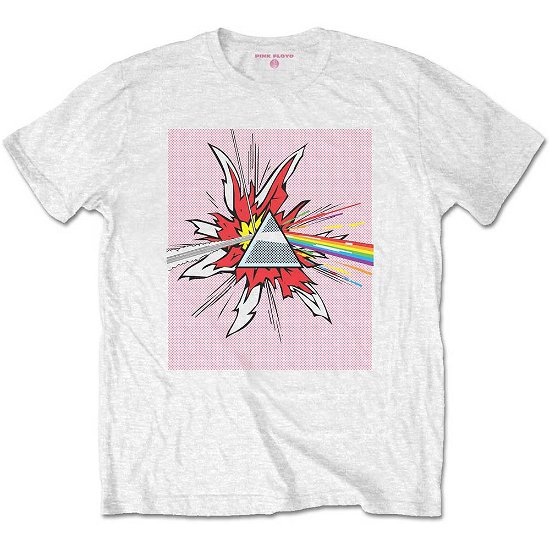 Pink Floyd Unisex T-Shirt: Lichtenstein Prism - Pink Floyd - Koopwaar - Perryscope - 5056170624565 - 