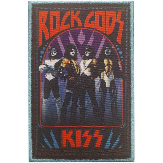 KISS Standard Printed Patch: Rock Gods - Kiss - Merchandise -  - 5056561000565 - 