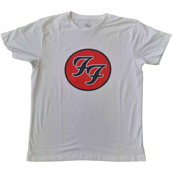 Cover for Foo Fighters · Foo Fighters Unisex T-Shirt: FF Logo (White) (T-shirt) [size XXL] (2022)