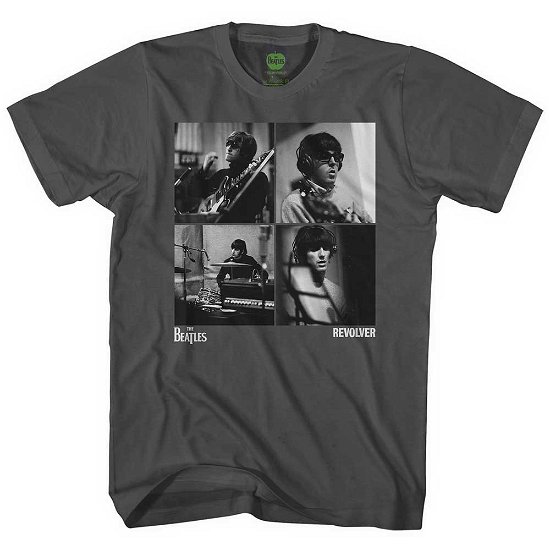 The Beatles Unisex T-Shirt: Revolver Studio Shots - The Beatles - Merchandise -  - 5056561055565 - 