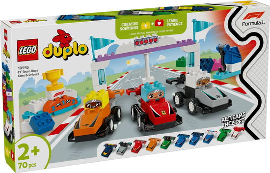 Cover for Lego · Duplo F1 Team Rennautos mit Rennfahrern (Toys)