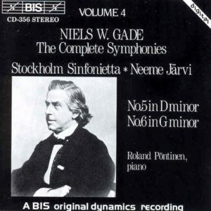 Cover for Gade / Pontinen / Jarvi / Stockholm Sinfonietta · Symphonies 5 &amp; 6 (CD) (1994)