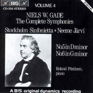 Symphonies 5 & 6 - Gade / Pontinen / Jarvi / Stockholm Sinfonietta - Musik - Bis - 7318590003565 - 25. marts 1994