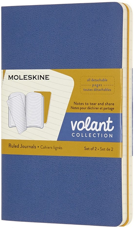 Cover for Moleskin · Moleskine Volant  Pocket Ruled Forget.blue Amber.y (Merchandise) (MERCH) (2018)