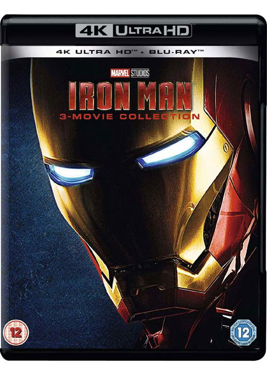 Cover for Iron Man Trilogy  [ · Iron Man Trilogy - Iron Man / Iron Man 2 / Iron Man 3 (4K Ultra HD) (2019)