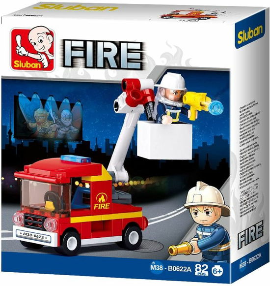 Cover for Sluban · Fire Small Fire Aerial Ladder 82pcs (MERCH)