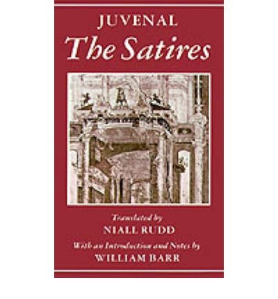 Cover for Juvenal · The Satires - Oxford World's Classics (Hardcover bog) (1991)