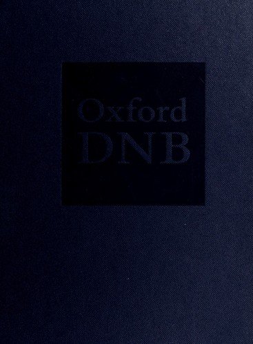 Cover for Oxford · Oxford Dictionary National Biography Volume 6 (Innbunden bok) (2012)