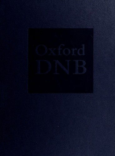 Oxford Dictionary National Biography Volume 6 - Oxford - Książki - Oxford University Press, USA - 9780198613565 - 14 sierpnia 2012