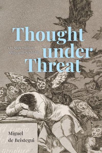 Cover for Miguel De Beistegui · Thought under Threat: On Superstition, Spite, and Stupidity (Hardcover Book) (2022)