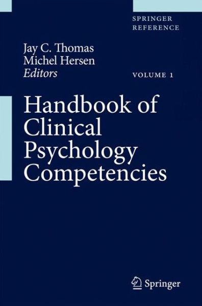 Cover for Jay C Thomas · Handbook of Clinical Psychology Competencies (Hardcover Book) [2010 edition] (2009)