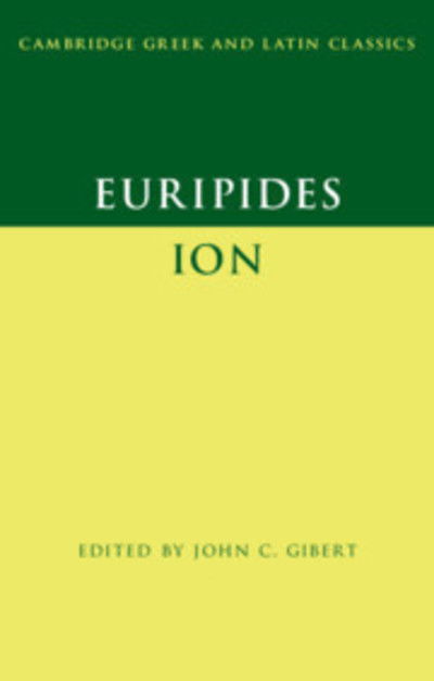 Cover for Euripides · Euripides: Ion - Cambridge Greek and Latin Classics (Paperback Book) (2019)
