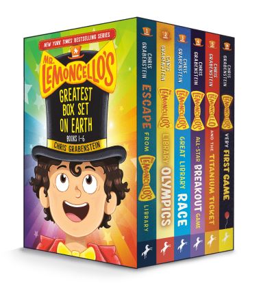Cover for Chris Grabenstein · Mr. Lemoncello's Greatest Box Set on Earth: Books 1-6 (Paperback Book) (2023)