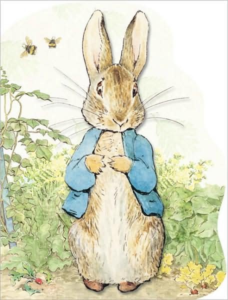Cover for Beatrix Potter · Peter Rabbit Large Shaped Board Book (Kartongbok) (2008)