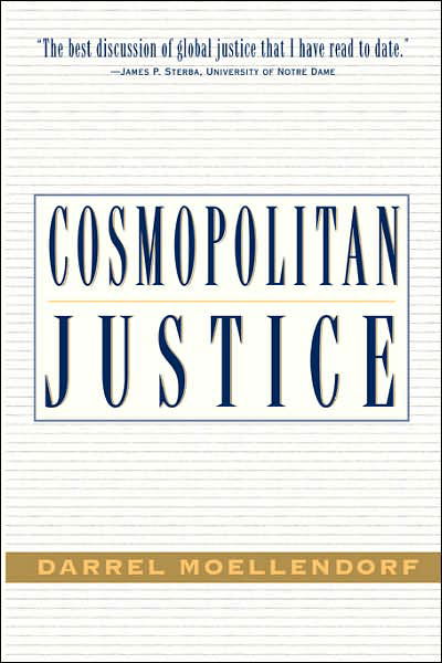 Cover for Darrel Moellendorf · Cosmopolitan Justice (Pocketbok) (2001)