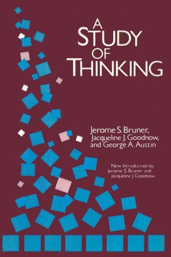 Cover for Jerome Bruner · A Study of Thinking (Pocketbok) (1986)
