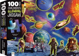 Cover for Hinkler Pty Ltd · 100-Piece Children's Glowing Jigsaw: Space Explorers - Children's Jigsaw with Treatments (GAME) (2018)