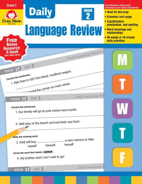 Cover for Moore · Daily Language Review, Grade 2 (Teacher) (Paperback Book) (1998)