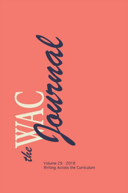 Cover for Roy Andrews · WAC Journal 29 (Fall 2018) (Pocketbok) (2018)