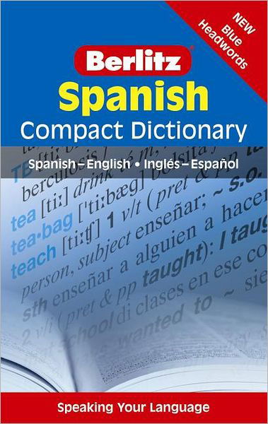 Cover for APA Publications Limited · Berlitz Compact Dictionary Spanish - Berlitz Compact Dictionary (Taschenbuch) [2 Revised edition] (2012)