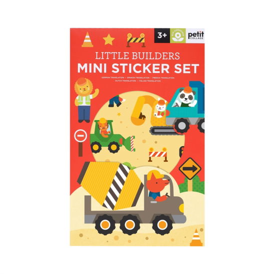 Cover for Petit Collage · Mini Sticker Set: Little Builders (Print) (2025)